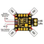 Carte De Distribution HJ ESC PDB Pour Drone Multirotor – Avec Connecteur Dean's (carte Neuve) Carte Distribution Alimentation Drone