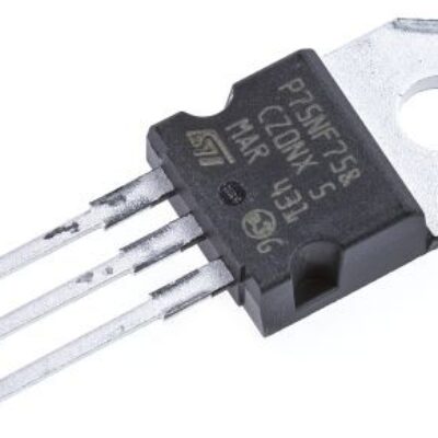 STP75NF75 MOSFET, Canal-N, 80 A 75 V A-220