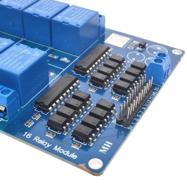 16-Channel Module de relais 5V pour Arduino