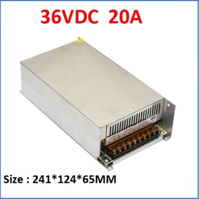 36VDC 20A – 720W Alimentation à découpage