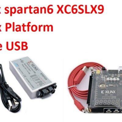 Xilinx spartan6 XC6SLX9 + xilinx Platform + Câble USB