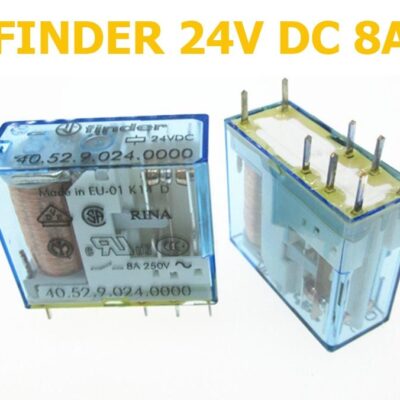 24V DC 8A FINDER 2 inverseurs (RT) Relais circuit imprimé