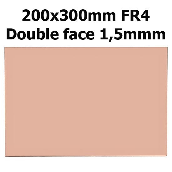 200x300mm FR4 Double face cuivre nu 1,5mmm