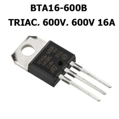 BTA16-600B TRIAC, 600V 16A, TO-220