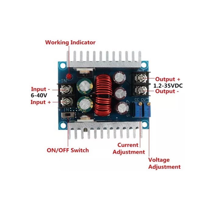 Module Convertisseur / Abaisseur de tension LM2596 DC