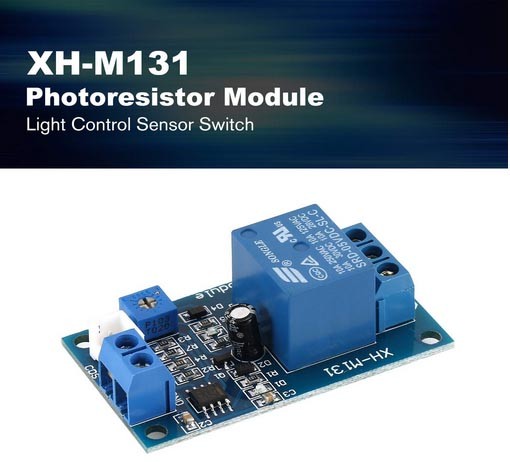 XH-M131 DC 5V Module relais avec photorésistance pour contrôle de lumière