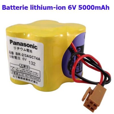 BR-2/3AGCT4A Batterie Panasonic lithium-ion 6V 5000mAh