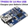 5V 1A Mini USB Module chargeur pour batterie Lithium 18650