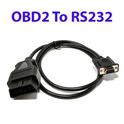 OBD2 (16 Pin) Vers DB9 femelle série RS232 câble de 1,13 Mètres