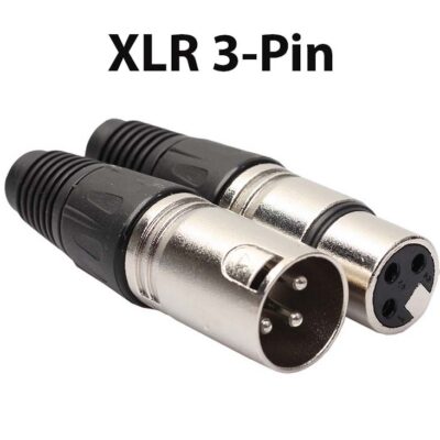 Paire XLR 3-Pin Mâle/Femelle pour Microphone
