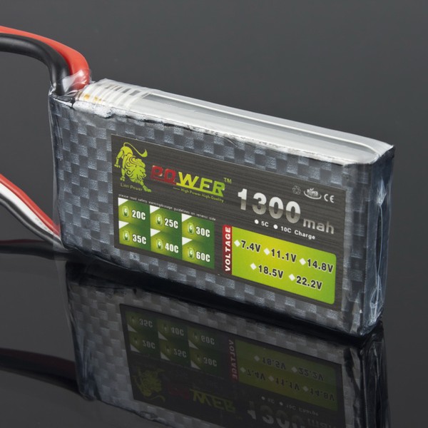 LION Power 25C Lipo Batterie 1300mAh 7.4V BT684