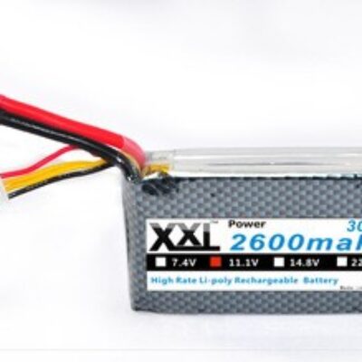 2600 mAh 11,1V 30C Batterie LiPo T Plug
