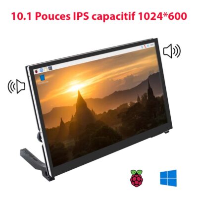 10.1 Pouces Écran LCD capacitif IPS tactile 1024×600 avec haut parleurs intégrés