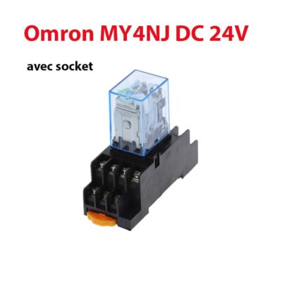 OMRON MY4N-J 24V DC RELAIS 5A avec Socket