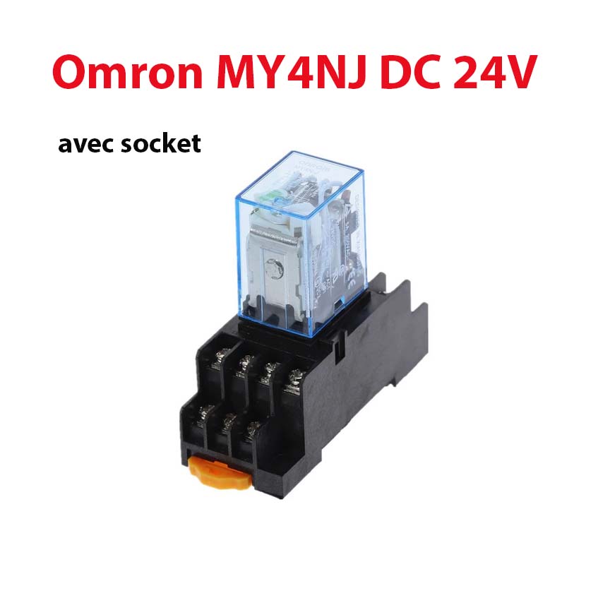 OMRON MY4N-J 24V DC RELAIS 5A avec Socket - A2itronic