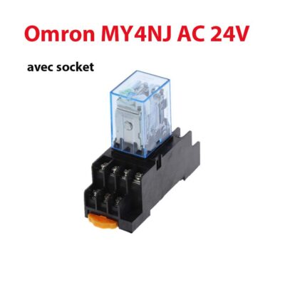 OMRON MY4N-J 24V AC RELAIS 5A avec Socket