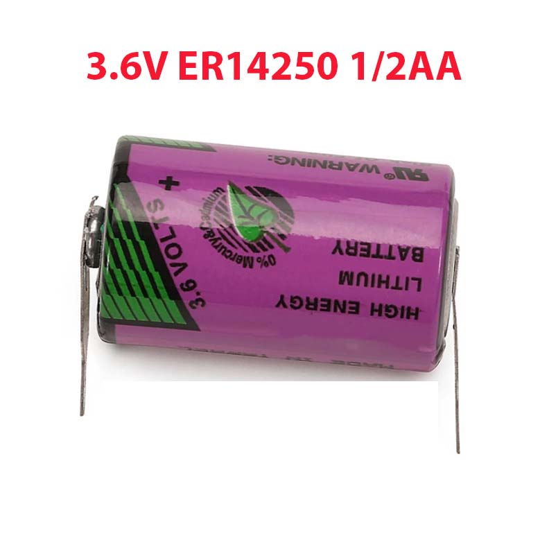 3.6V Pile TADIRAN ER14250 1/2AA Lithium pour PLC avec cosses - A2itronic