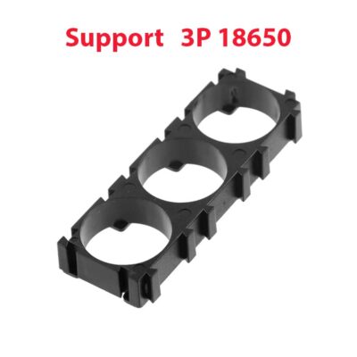 3P 18650 Support en plastique pour 3 batteries 18650