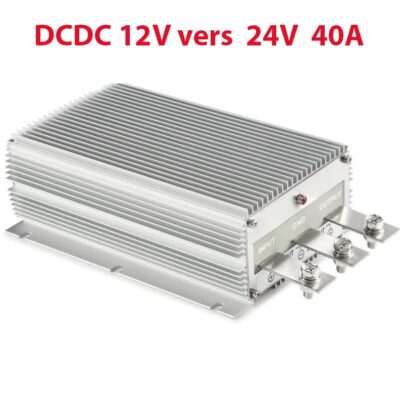 40A  DCDC 12V vers 24V Boost Convertisseur (step up)  étanche boitier aluminium