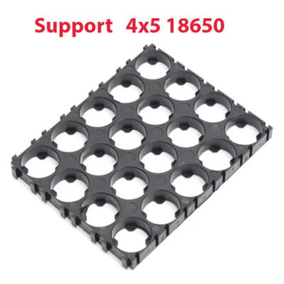 4×5 18650 Support en plastique pour 20 batteries 18650