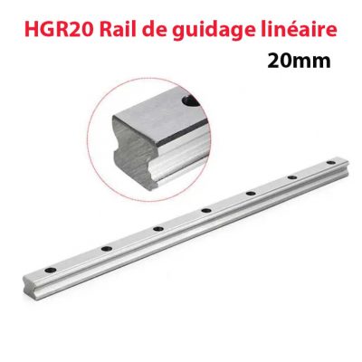 HGR20 Rail de guidage linéaire et HGH20CA bloc de guidage 20mm