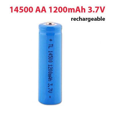 14500 AA 1200mAh 3.7V pile rechargeable