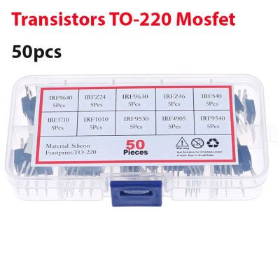 Lot de 50pcs 10 références transistors Mosfet TO-220