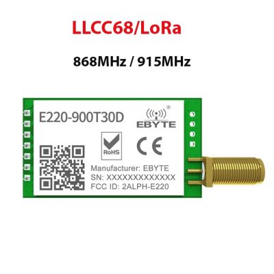 LoRa – Module émetteur-récepteur sans fil 30dbm, longue portée 10km, 868MHz 915MHz UART, E220-900T30D