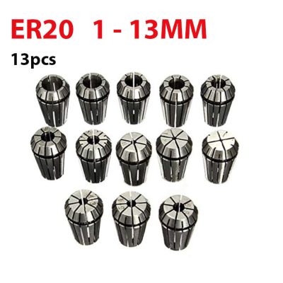ER20 – Jeu de 13 Pinces à ressort 1-13mm pour CNC