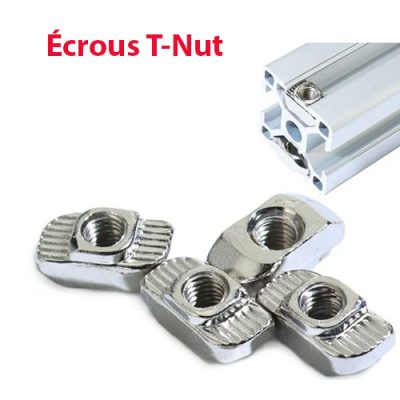 T-nut Écrous pour profilé aluminium