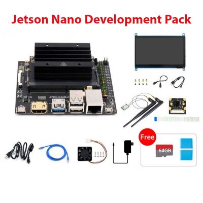 NVIDIA Jetson Nano Development Pack avec Ecran 7 pouces, Caméra 8MP et carte TF