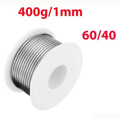 400g/1mm, Fil à souder étain/plomb 60/40 à base de résine 1mm 400g