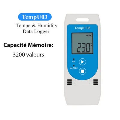 Enregistreur de température et d’humidité USB TempU03