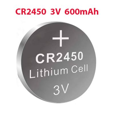 CR2450 Pile électronique – Blister de 1 – Lithium 3V 600mAh