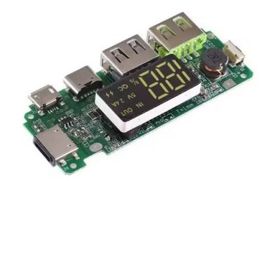 Carte de charge pour batterie 18650-lithium double USB 5V 2.4A