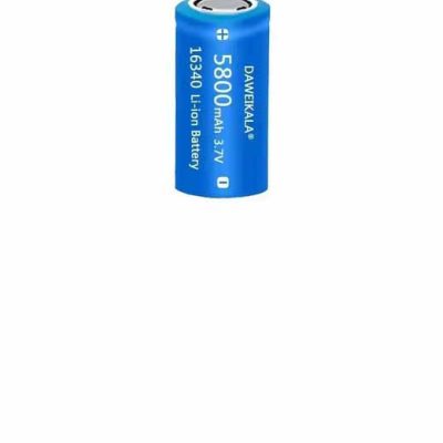 Pile batterie Lithium-ion rechargeable 3.7V 5800mAh modèle 16340