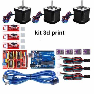 3d Printer Kit – Nema 17 moteurs pas à pas – Arduino UNO – Drv8825 – CNC Shield