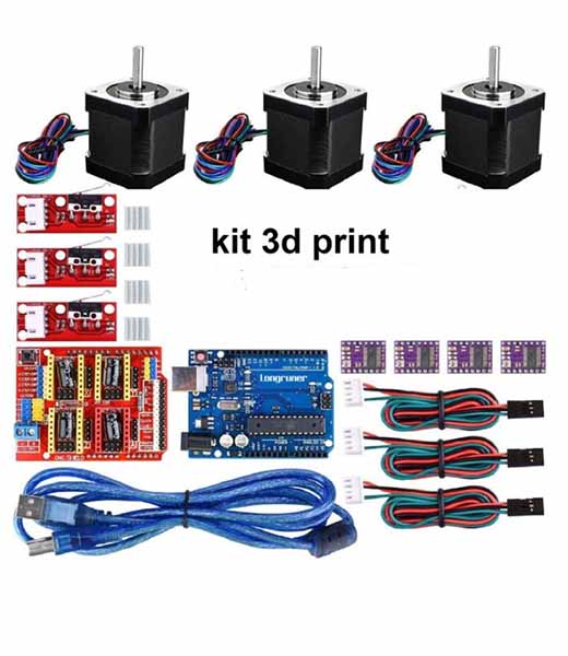 3d Printer Kit - Nema 17 moteurs pas à pas - Arduino UNO - Drv8825 - CNC Shield