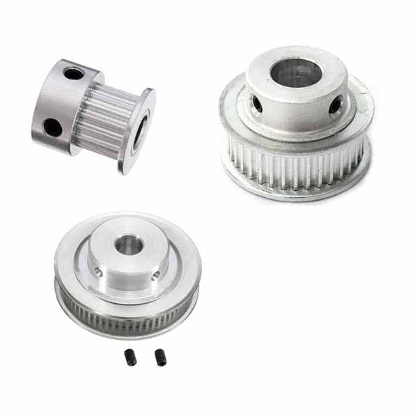 Poulie GT2 en aluminium pour courroie 6mm ou 10mm