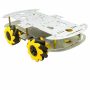 Kit Châssis métallique pour robot 4WD à roues omnidirectionnelles