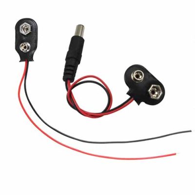 Câble batterie 9V alimentation